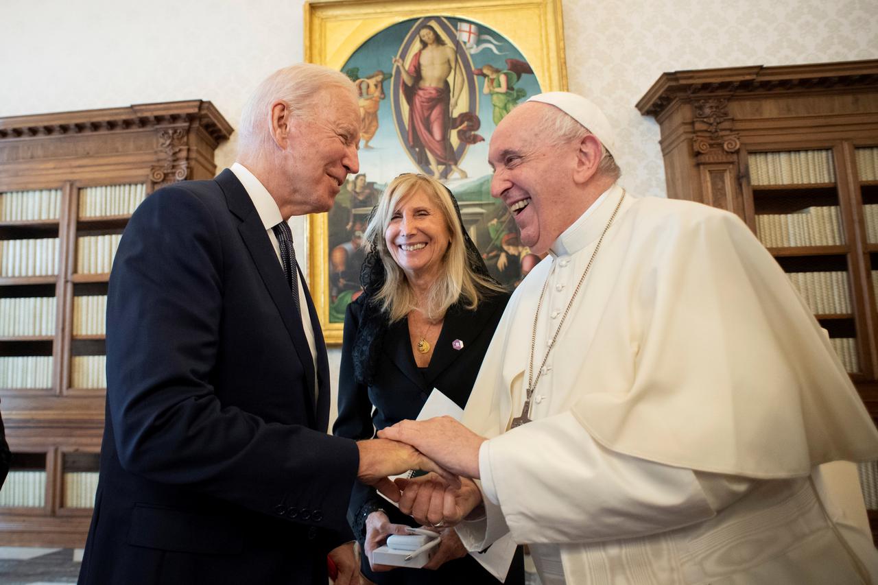 Joe Biden i papa Franjo