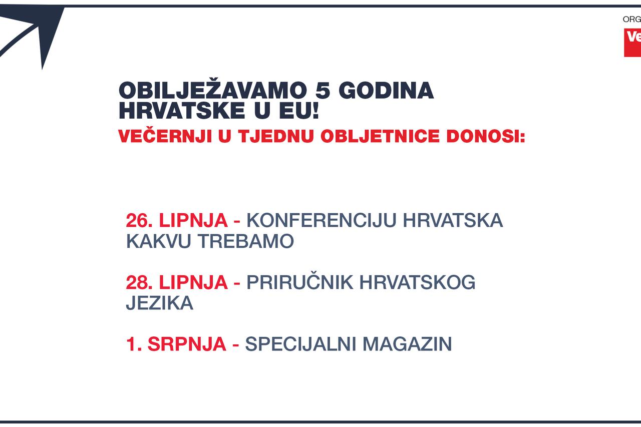 Večernji list obilježava pet godina hrvatskog članstva u Europskoj uniji