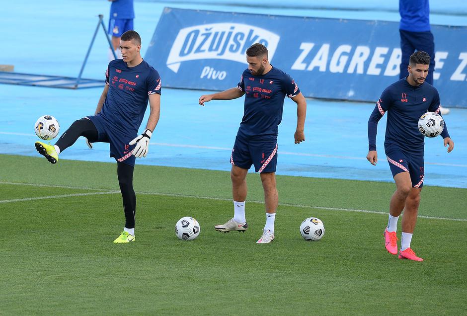 Zagreb: Hrvatski reprezentativci odradili trening prije utakmica u Ligi nacija