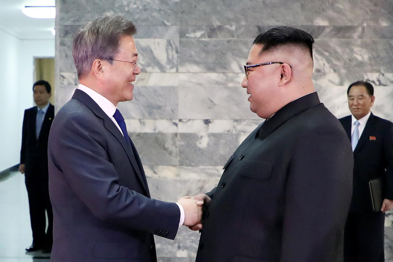 Kim Jong Un i Moo Jae-in