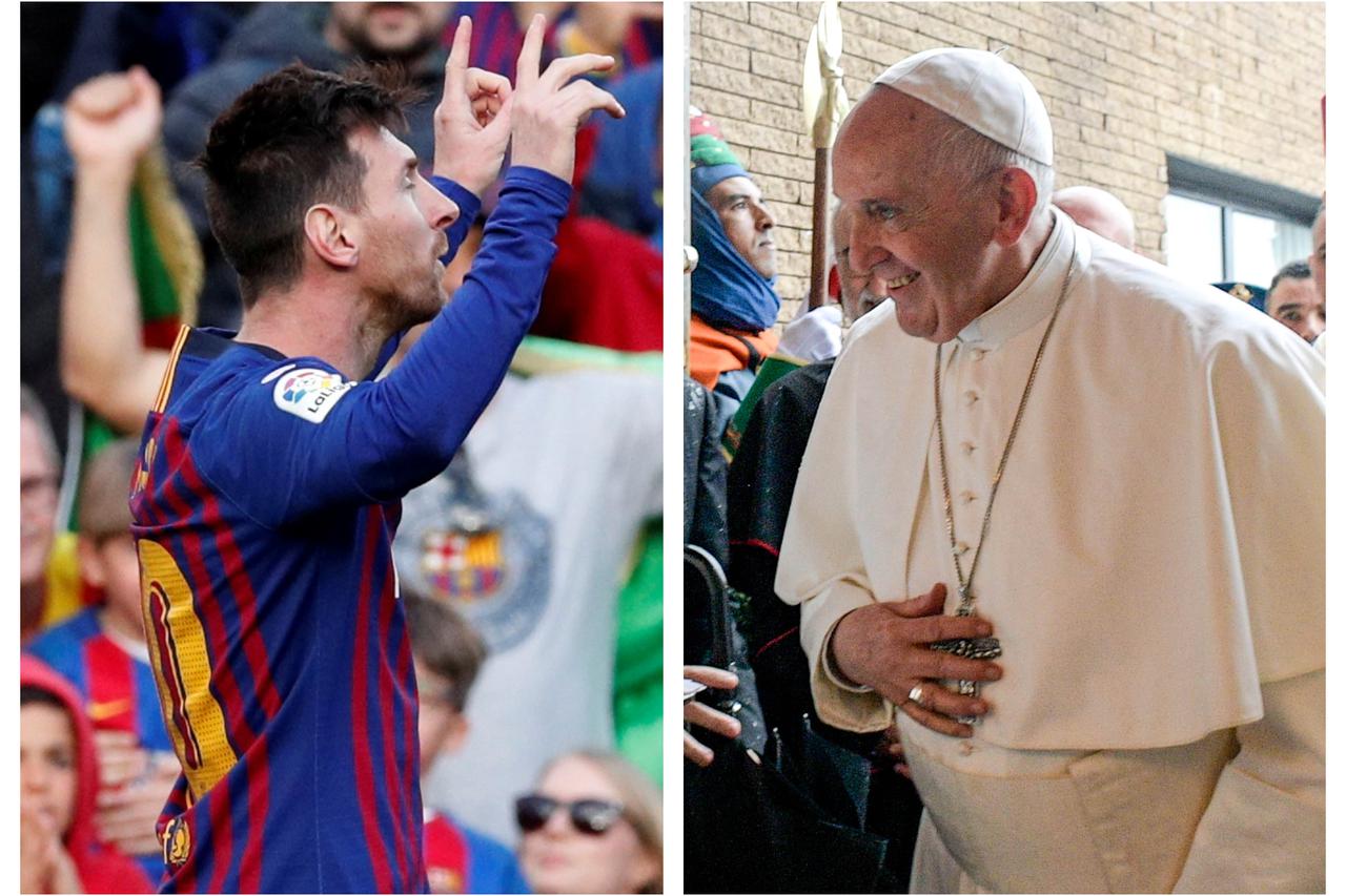 Lionel Messi i papa Franjo