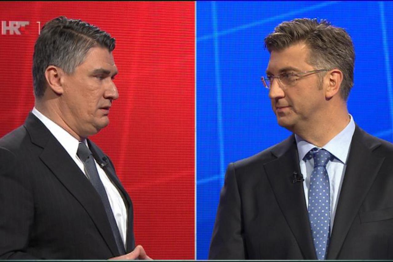 Debata Plenković i Milanović 