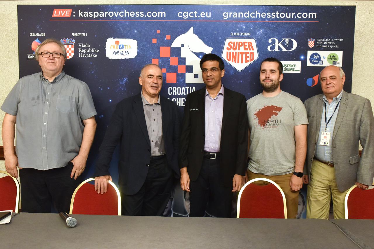 Konferencija za medije uoči šahovskog turnira u Zagrebu