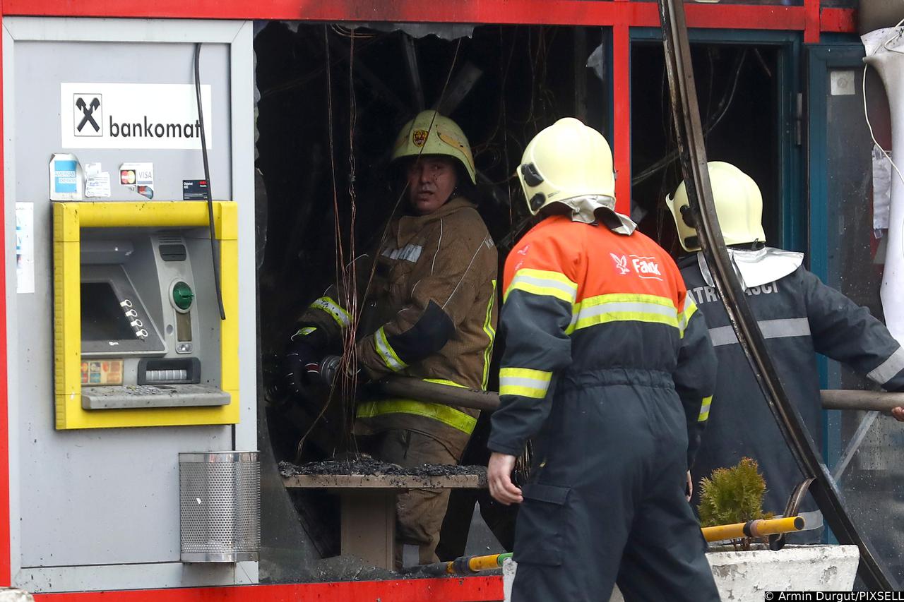 Buknuo požar na autobusnom kolodvoru u Sarajevu