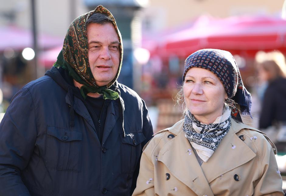 Zagreb:  Duško Ćurlić i Barbara  Kolar pridružili se snimanju emisije Roberta Knjaza na Dolcu 