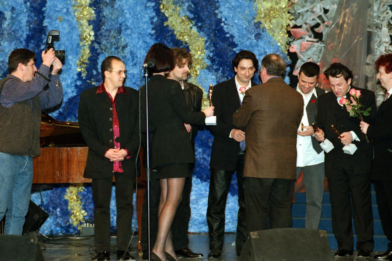Zagreb: Dodjela nagrada Večernjakova ruža za 1997. godinu, 10.02.1998.