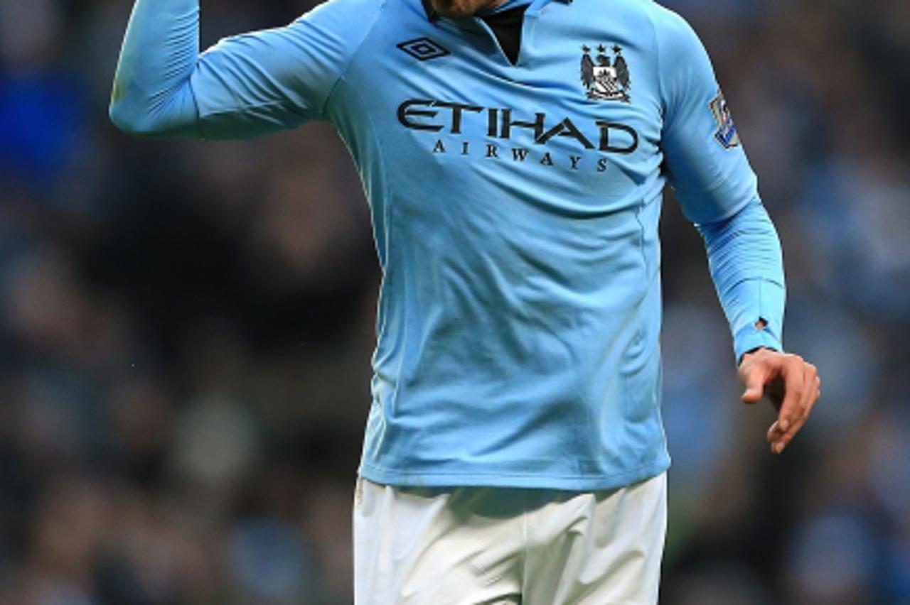 'Manchester City\'s Carlos Tevez gestures in frustrationPhoto: Press Association/PIXSELL'