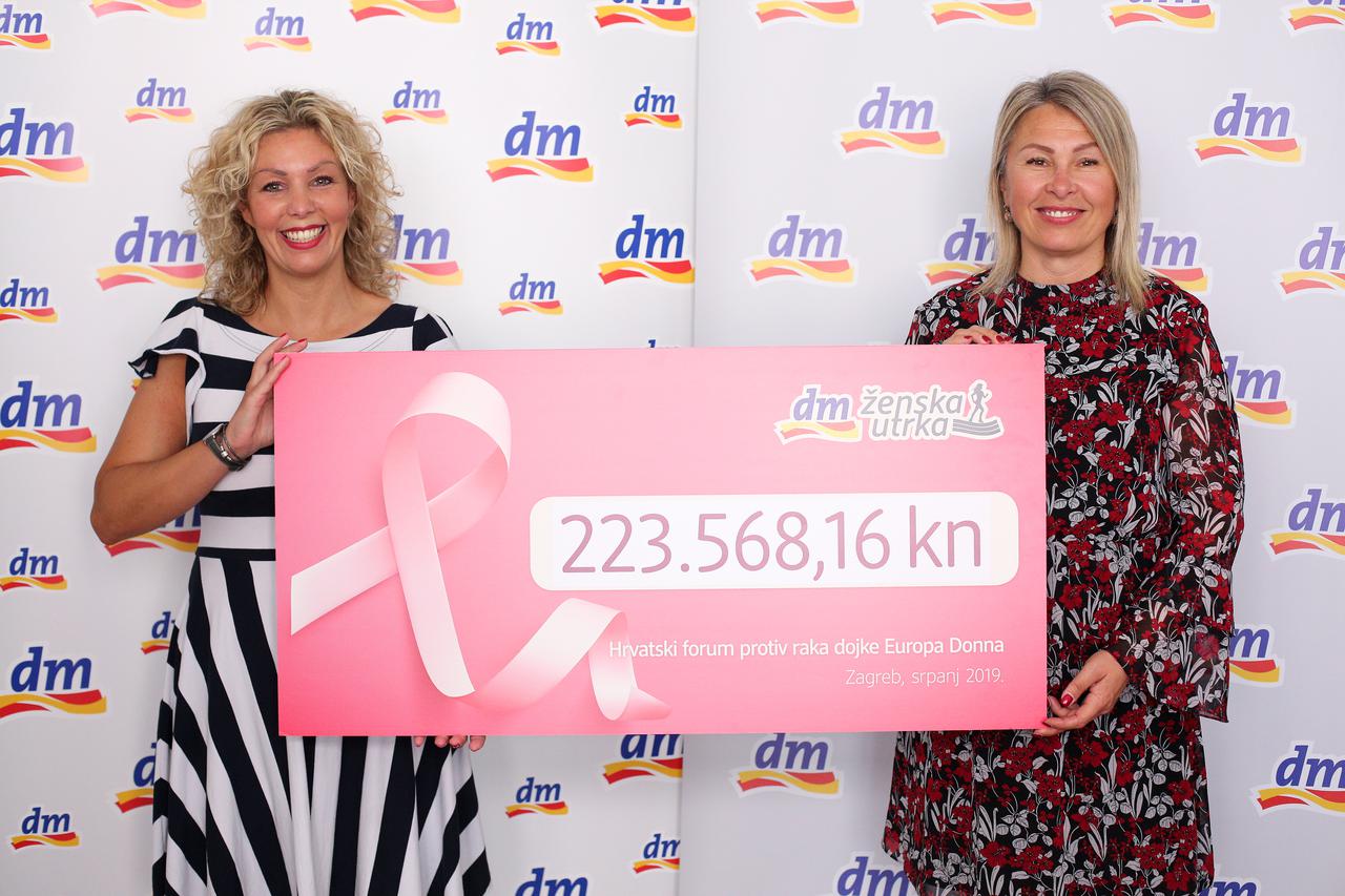 Na dm ženskoj utrci prikupljeno više od 220 tisuća kuna za udrugu Europa Donna Hrvatska