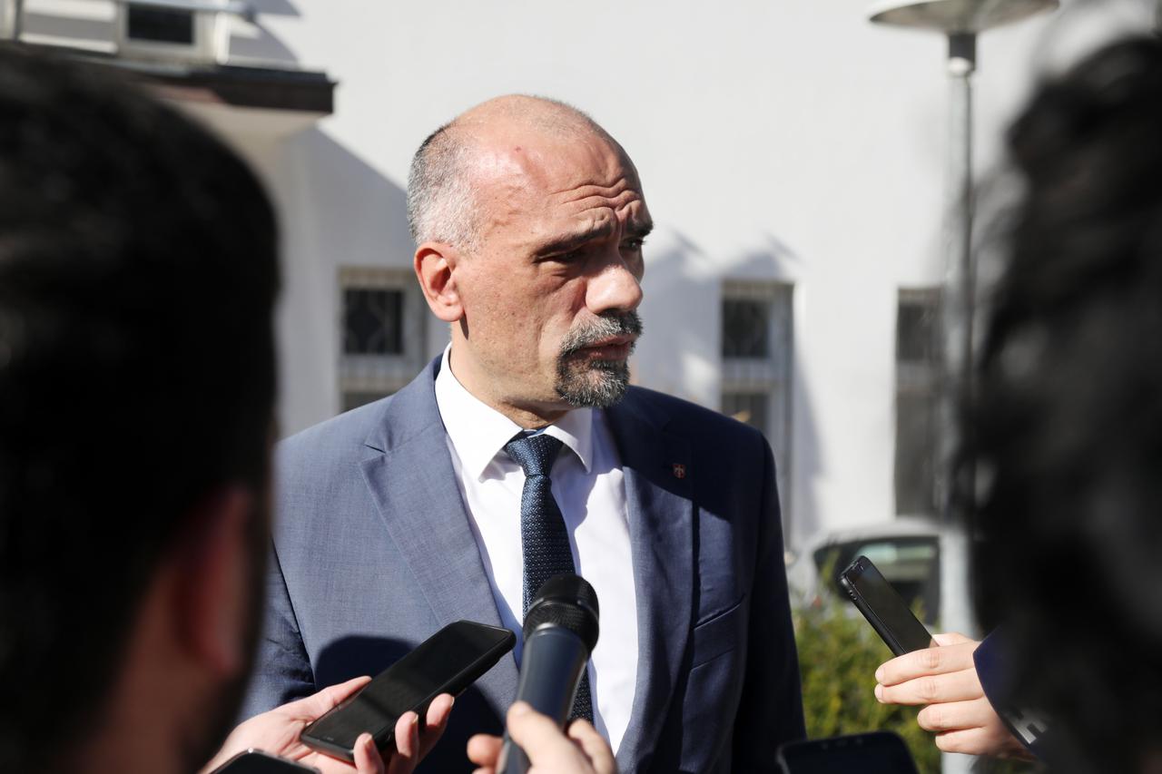 Šibenik: Župan Marko Jelić dao je izjavu za medije