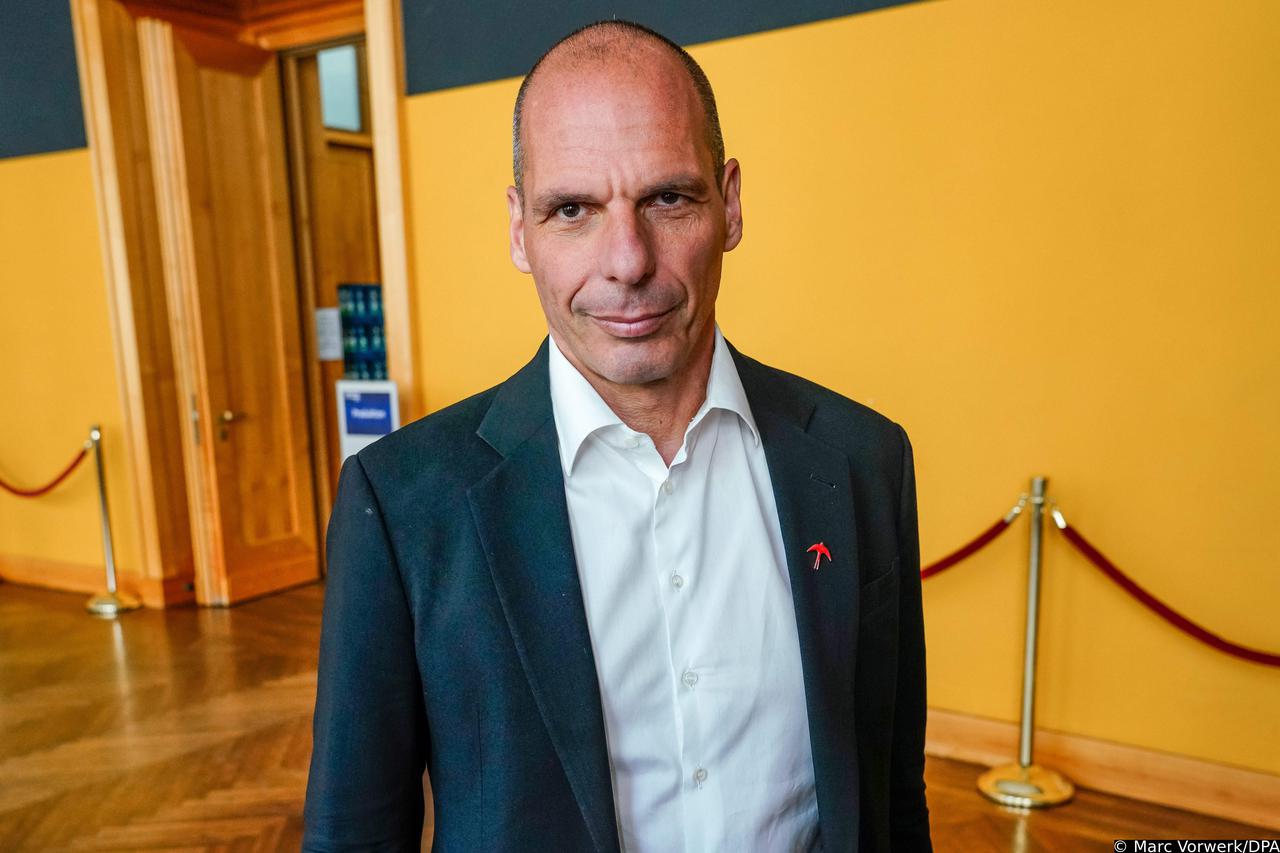 Yanis Varoufakis at the WDR Europaforum in Berlin