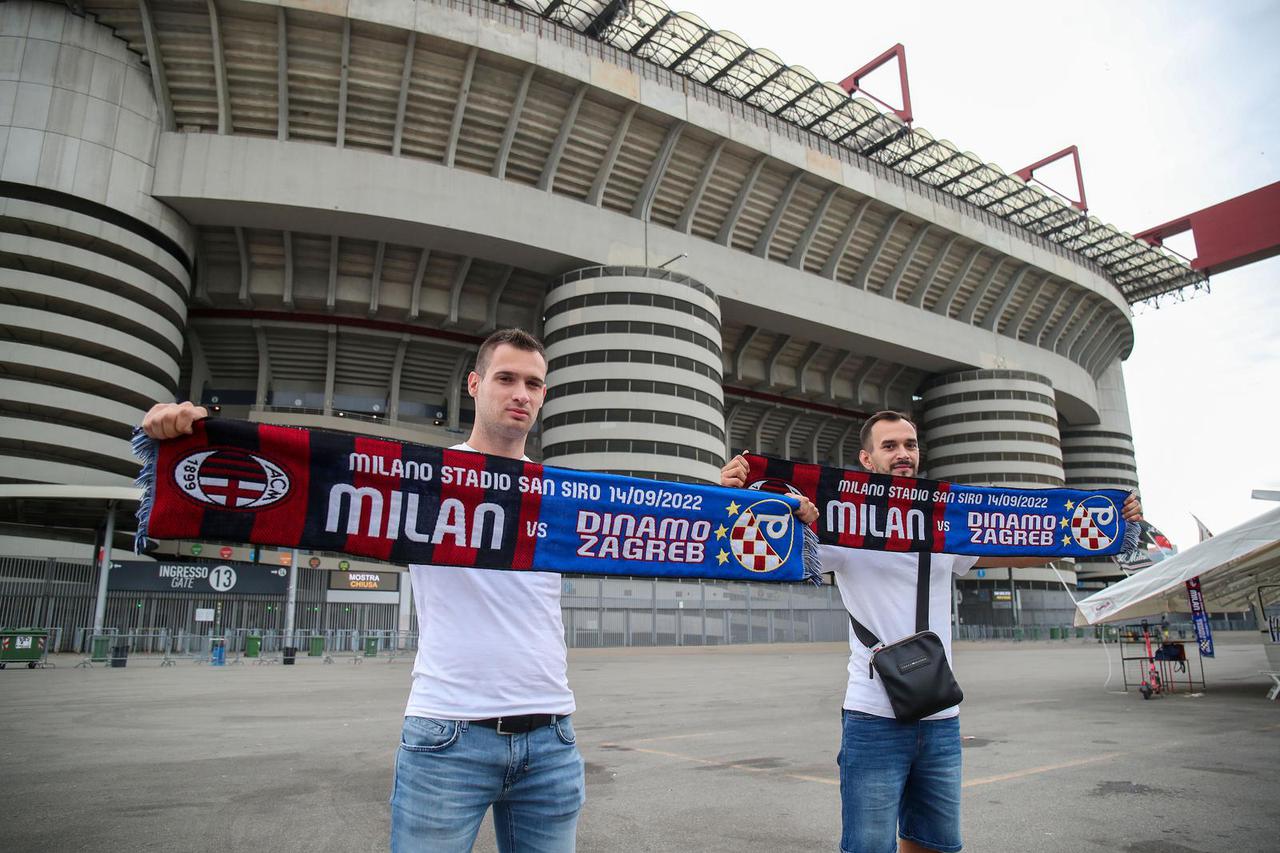 Stadion Giuseppe Meazza na kojem će večeras Dinamo igrati utakmicu Lige prvaka protiv Milana