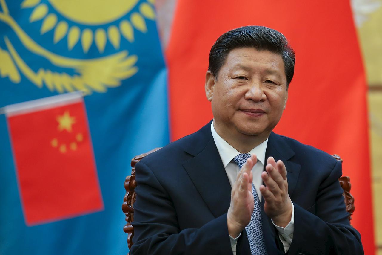 Chinese President Xi Jinping attends a signing ceremony with Kazakhstan President Nursultan Nazarbayev (not pictured) at the Great Hall of the People in Beijing, China August 31, 2015. Nazarbayev will attend the parade marking the 70th anniversary of the 