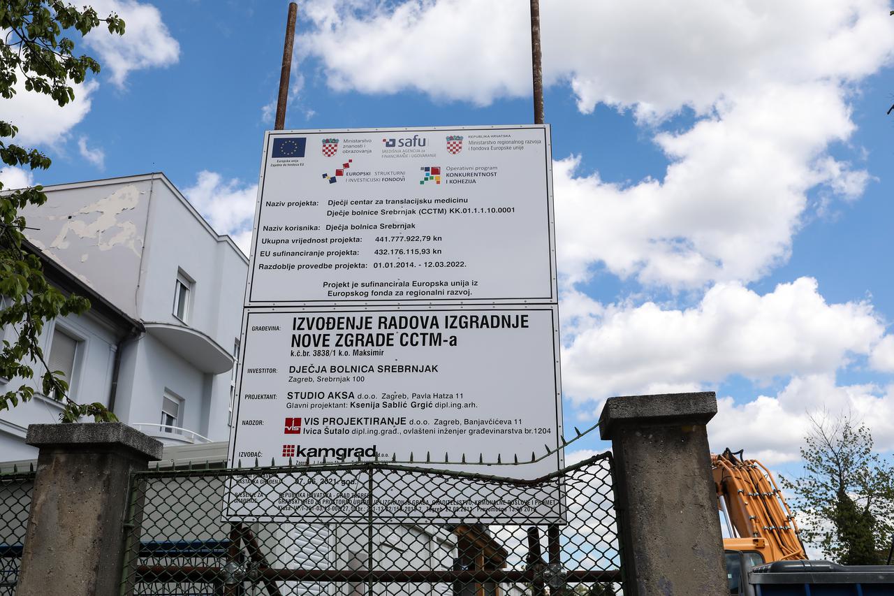 Zagreb: Gradilište Centra za translacijsku medicinu na Srebrnjaku
