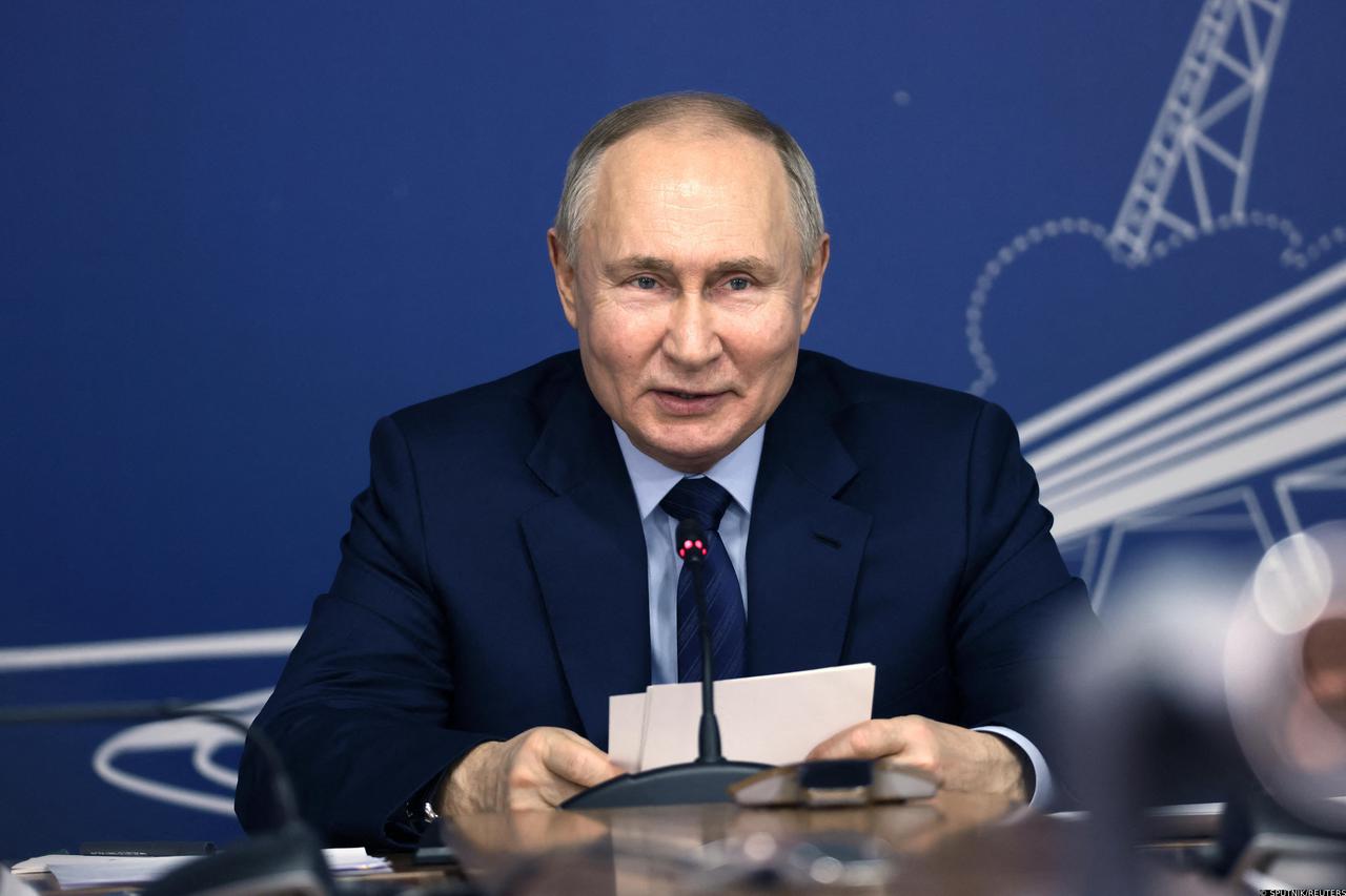Russia's President Putin chairs a meeting in Verkhnyaya Pyshma