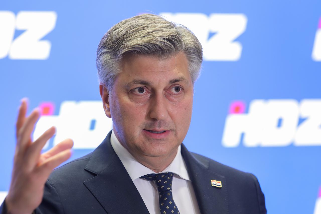 Zagreb: Izjava predsjednika HDZ-a Andreja Plenkovića nakon održane sjednice šireg Predsjedništva stranke
