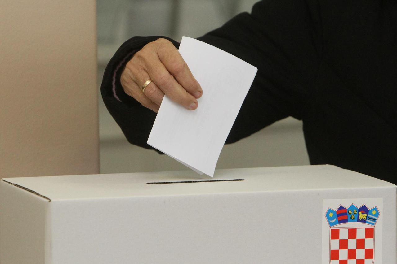 Glasovanje tijekom parlamentarnih izbora, ilustracija