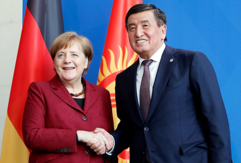 Merkel i Jeenbekov