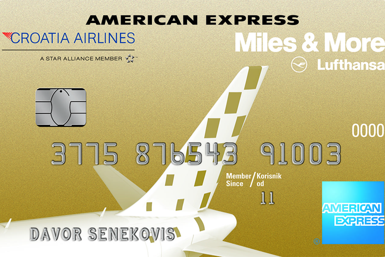 Croatia Airlines American Express charge kartica
