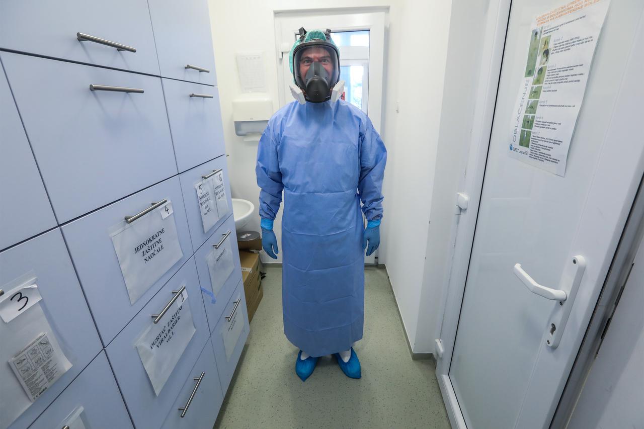 Infektivna bolnica Fran Mihaljević - pripreme odjela za prihvat zaraženih pacijenata koronavirusom