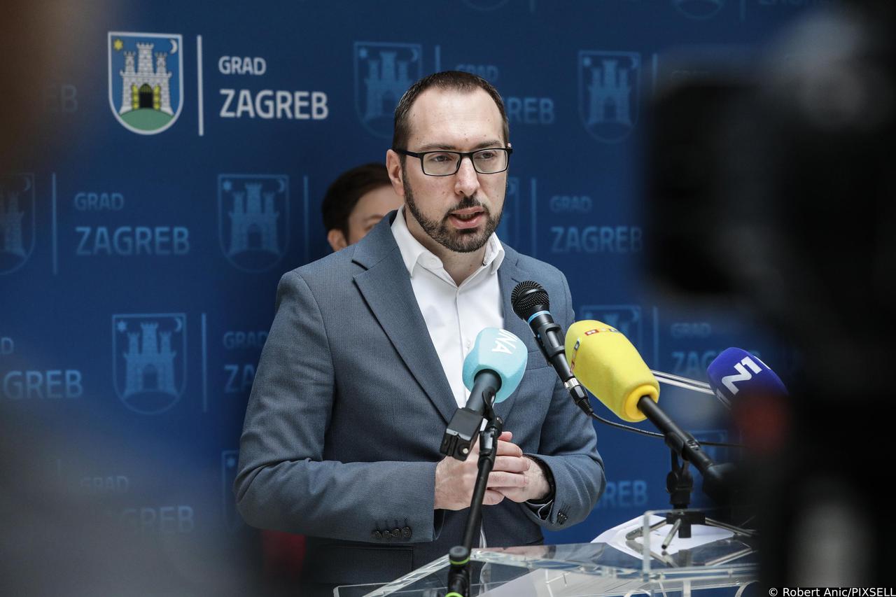 Zagreb: Gradonačelnik Tomašević sa zamjenicima održao redovnu konferenciju za medije
