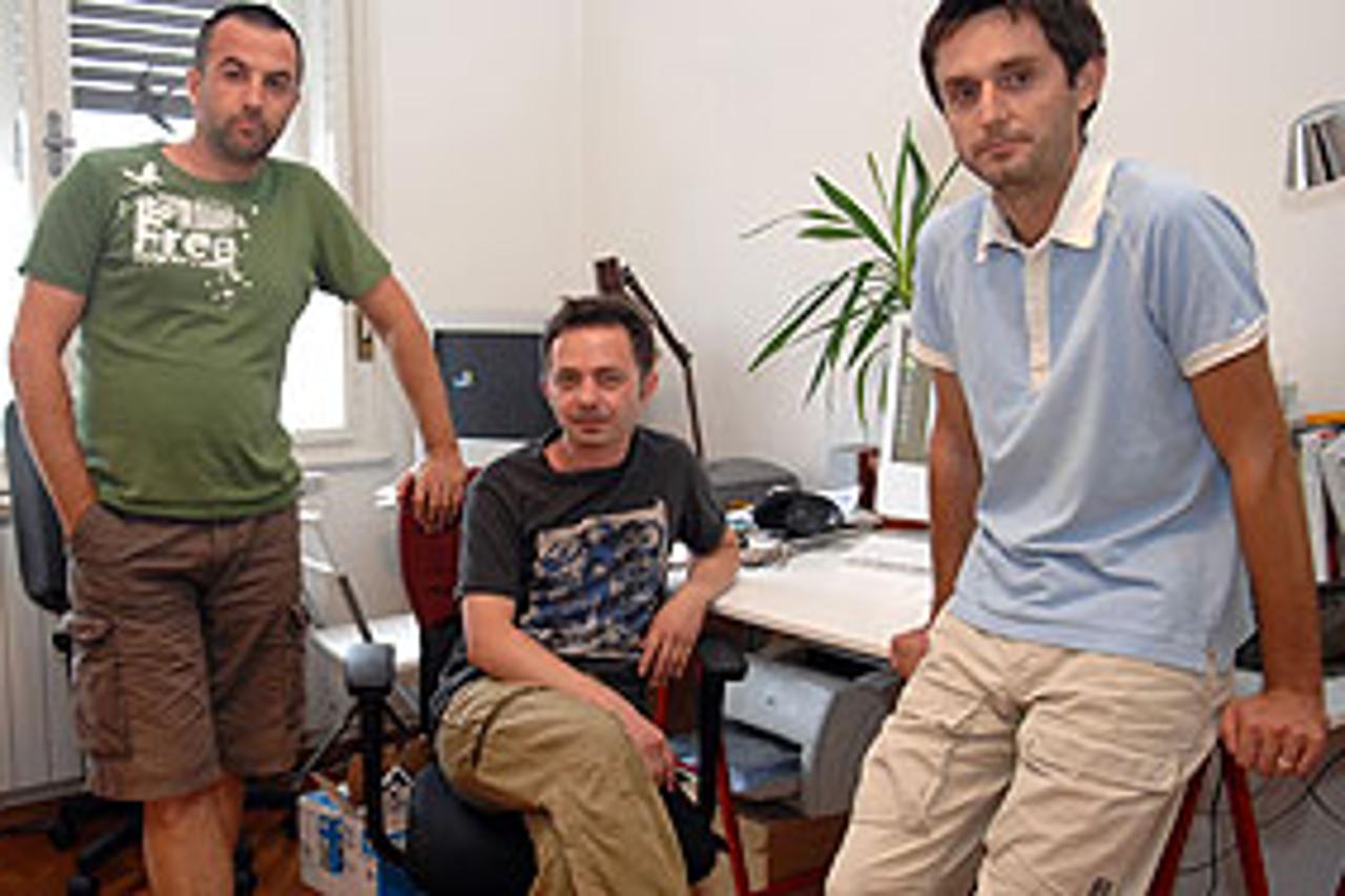 Darije Juraj, Alen Čabrić i  Filip Patčev dinamičan tim koji se bavi web produkcijom