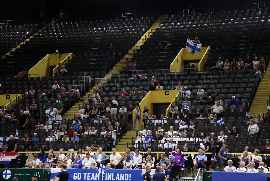 Split: Velik broj slobodnih mjesta na tribinama tijekom Davis Cupa