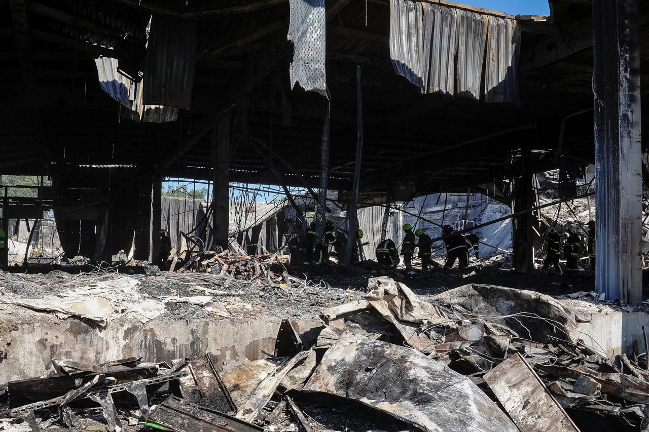 Russia's attack on Ukraine continues, in Kremenchuk