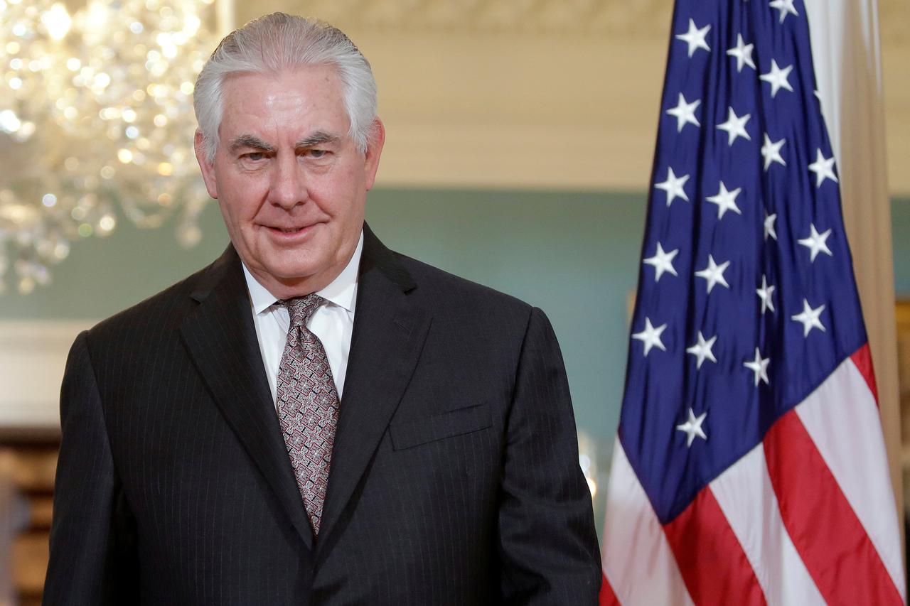 FILE PHOTO: U.S. Secretary of State Rex Tillerson meets with Afghan Foreign Minister Salahuddin Rabbani at the State Department in Washington FILE PHOTO: U.S. Secretary of State Rex Tillerson meets with Afghan Foreign Minister Salahuddin Rabbani at the St