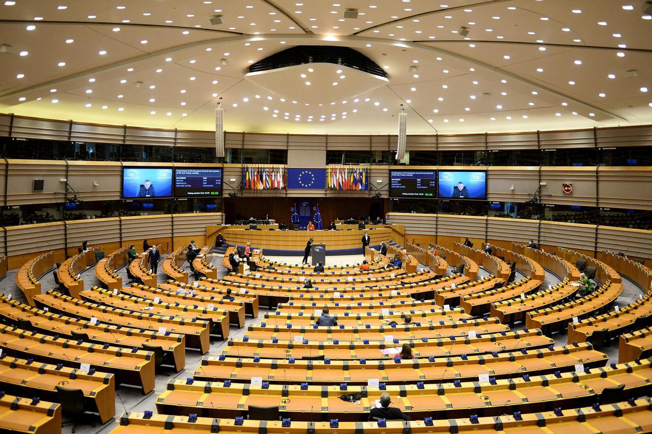 FILE PHOTO: EU Parliament plenary session in Brussels
