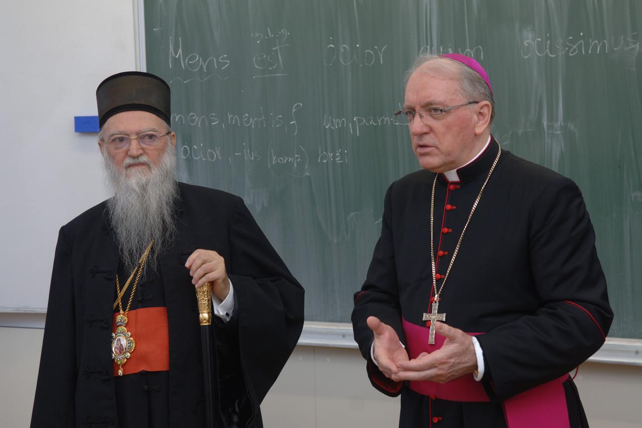 Mitropolit Jovan i biskup Antun Škvorčević