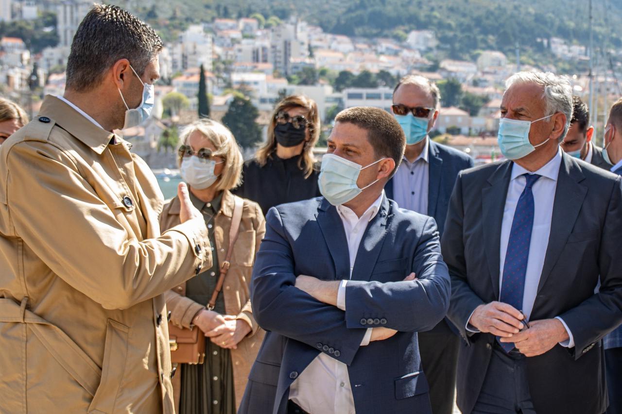 Dubrovnik: Ministar Oleg Butković obišao gradilište na Lapadskoj obali