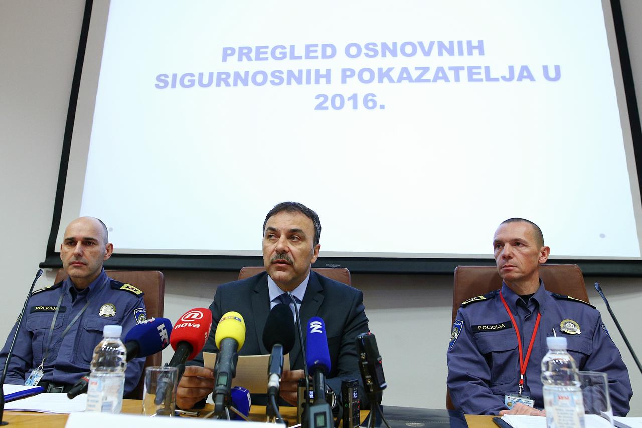 Zagreb: Orepić i Srdarević predstavili Pregled osnovnih sigurnosnih pokazatelja u 2016.