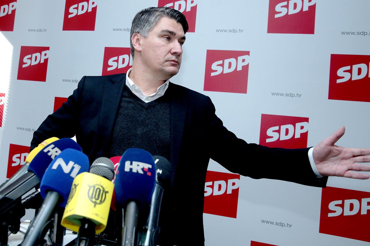 Predsjednik SDP-a Zoran Milanović