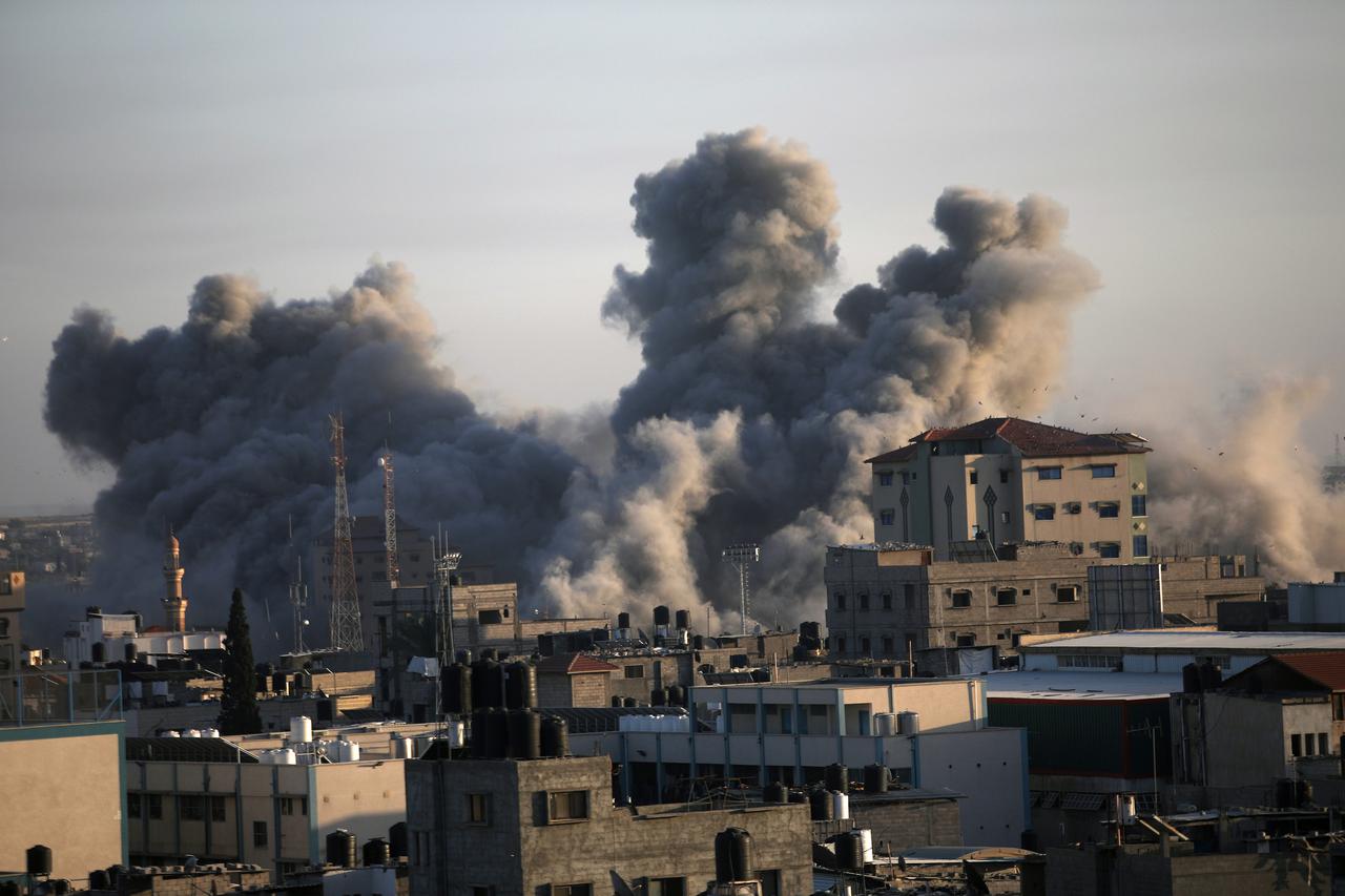 An Israeli Strike In Rafah Southern Gaza
