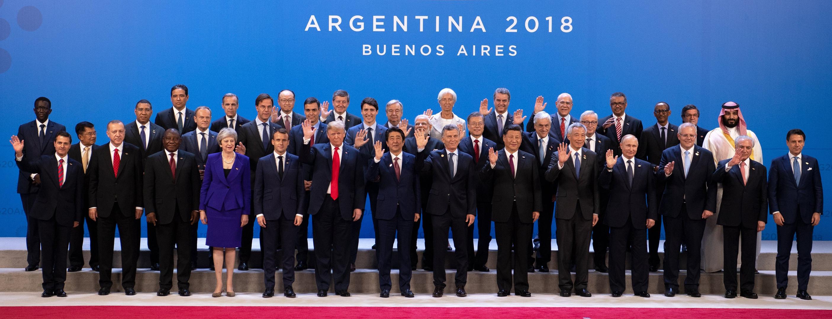 "Obiteljska" fotografija predstavnika G20