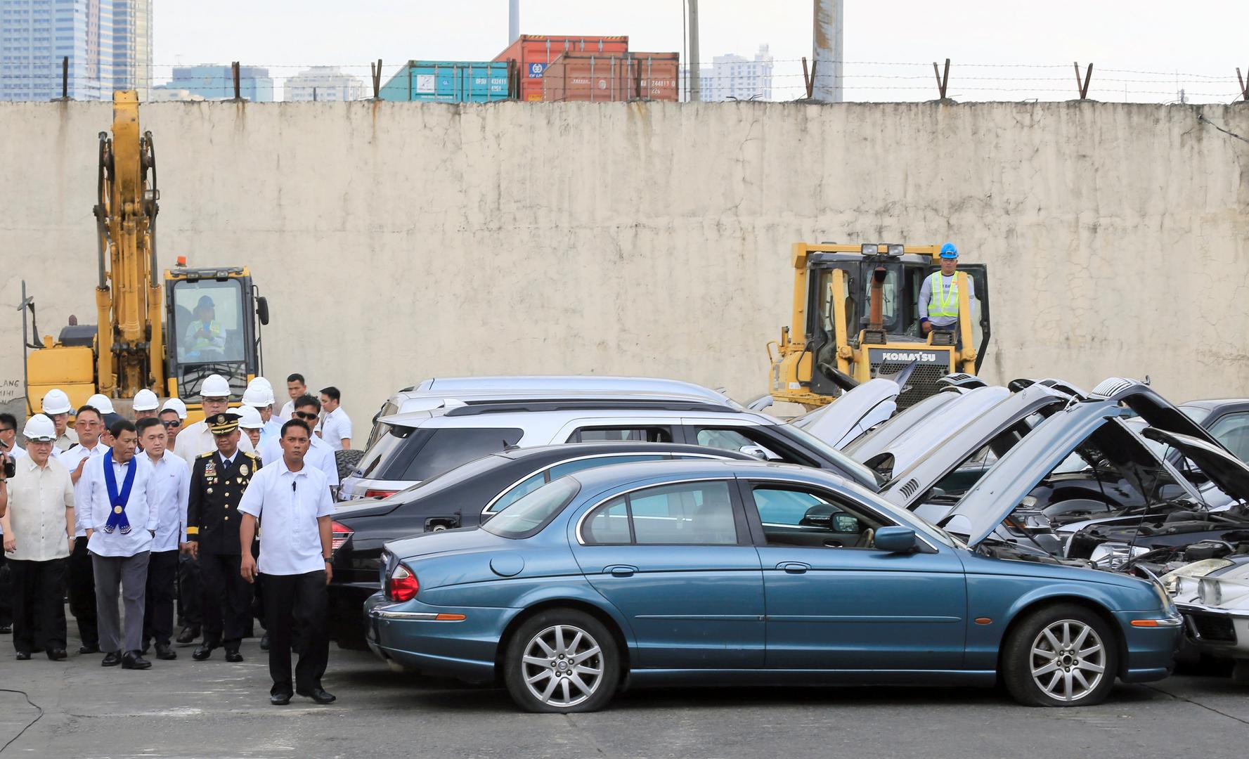 Filipinski predsjednik Rodrigo Duterte ovime je umnogome promijenio dosadašnju praksu kad su zaplijenjena vozila završila na dražbama.
