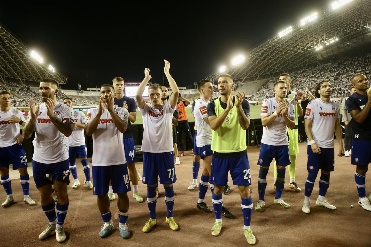 Split: Utakmica 2. kola SuperSport HNL-a između HNK Hajduk i HNK Rijeka