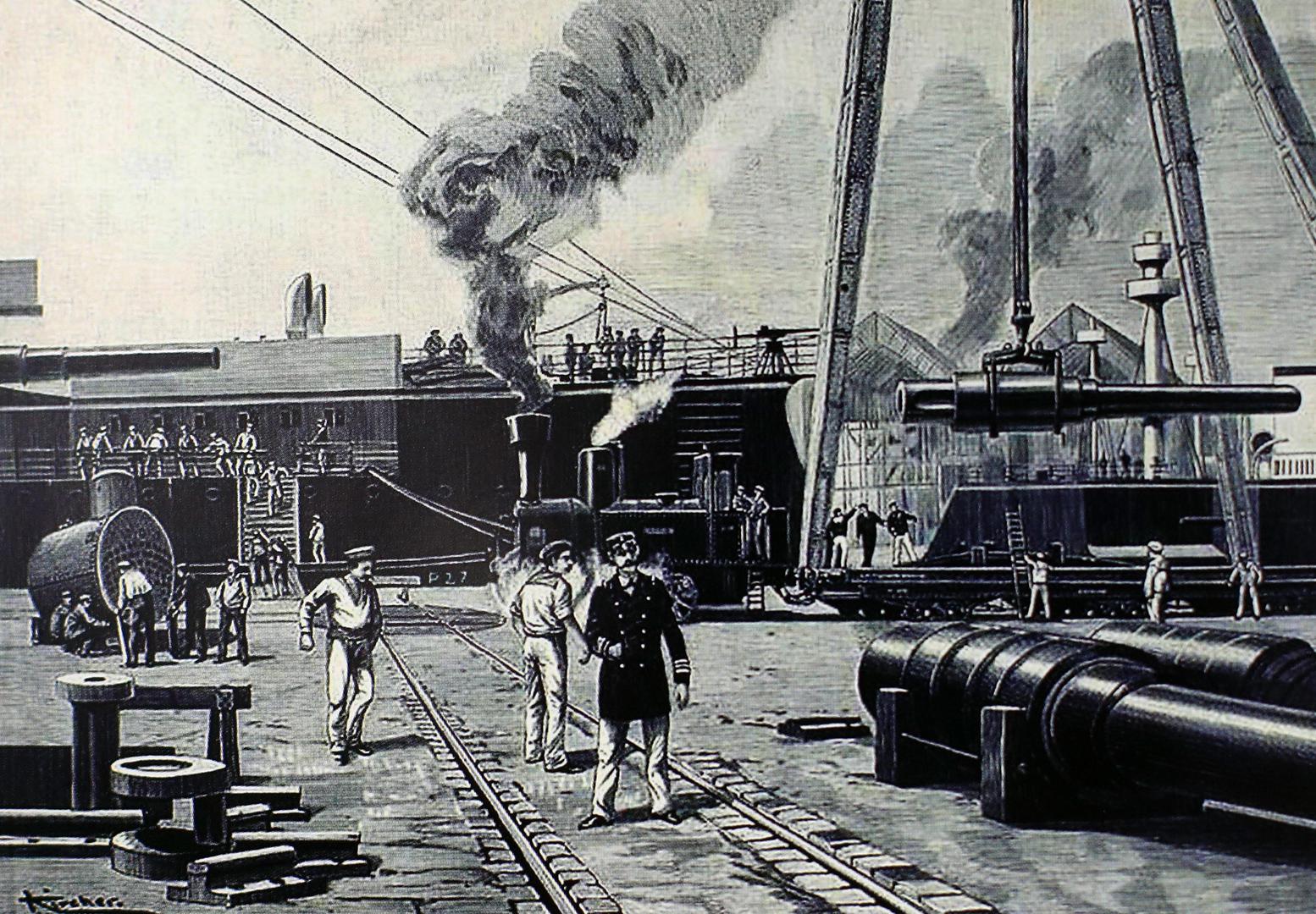 Carski i kraljevski arsenal u Puli na grafici
iz 1895. godine