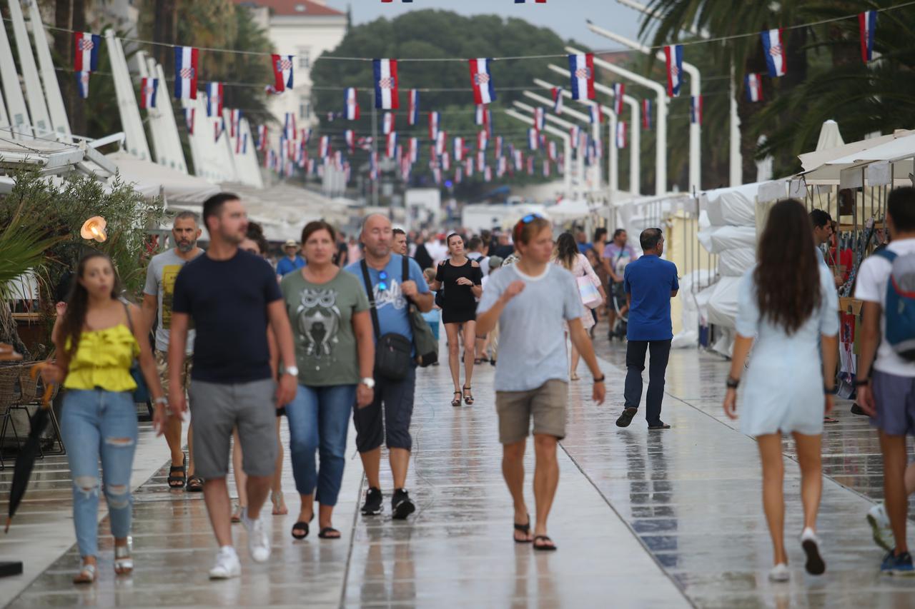 Popodnevna kiša osvježila posjetitelje Splita