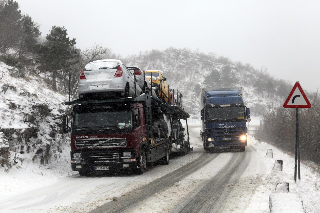 Udruga cestovnih prijevoznika je izuzetno nezadovoljna radom zimske službe