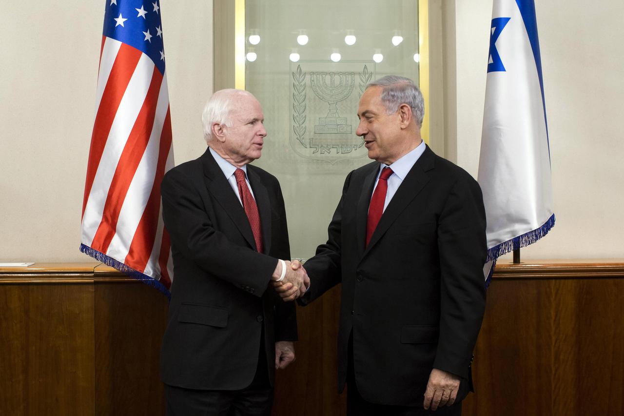 Benjamin Netanyahu, John McCain