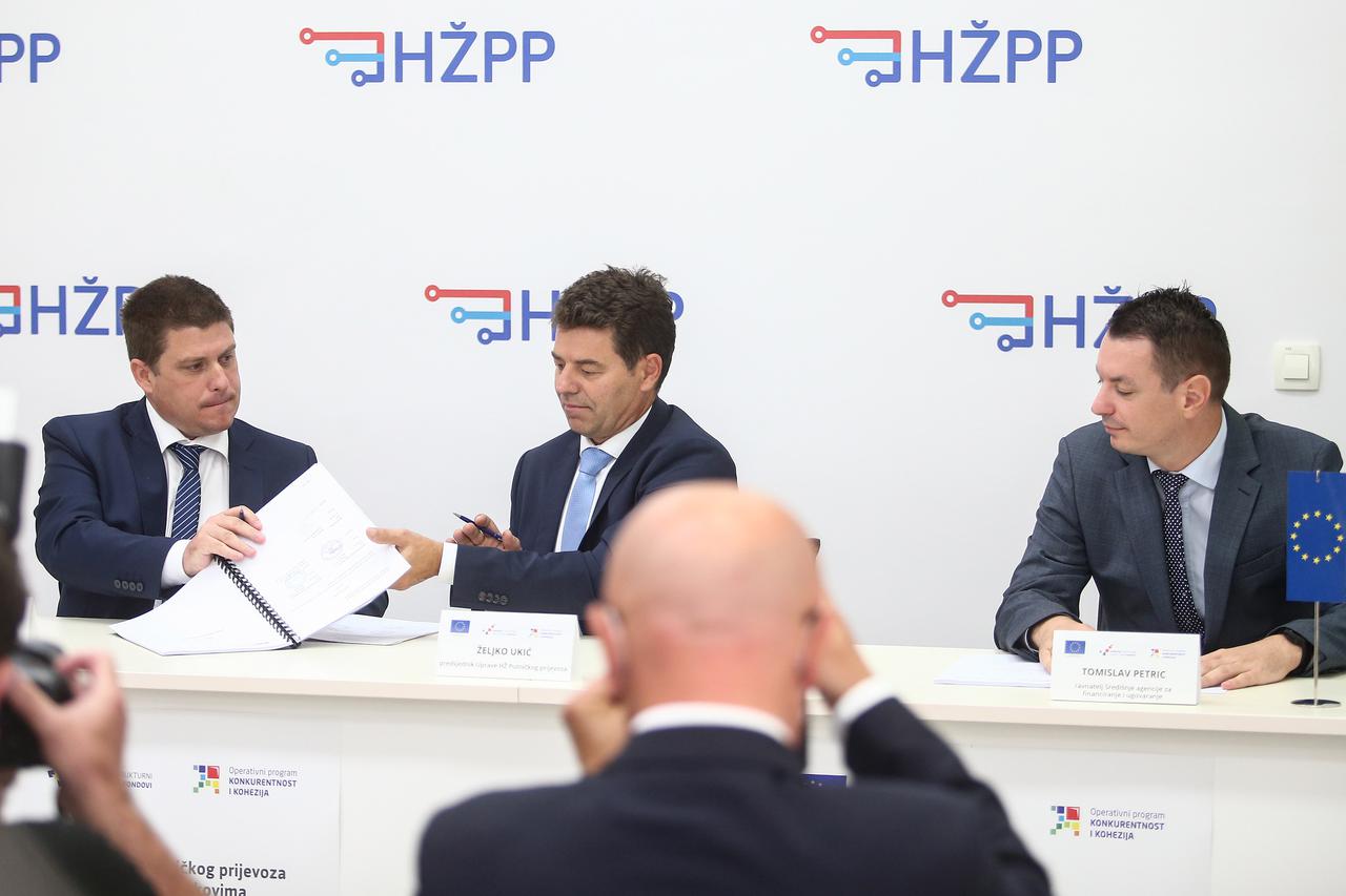 Zagreb: Potpisan ugovor za osiguranje bespovratnih sredstava za projekt HŽ-a