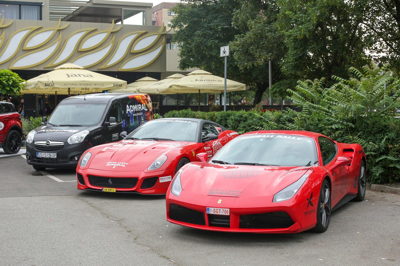 Automobili su stigli u Zagreb u sklopu belgijskog Runball Rallyja.