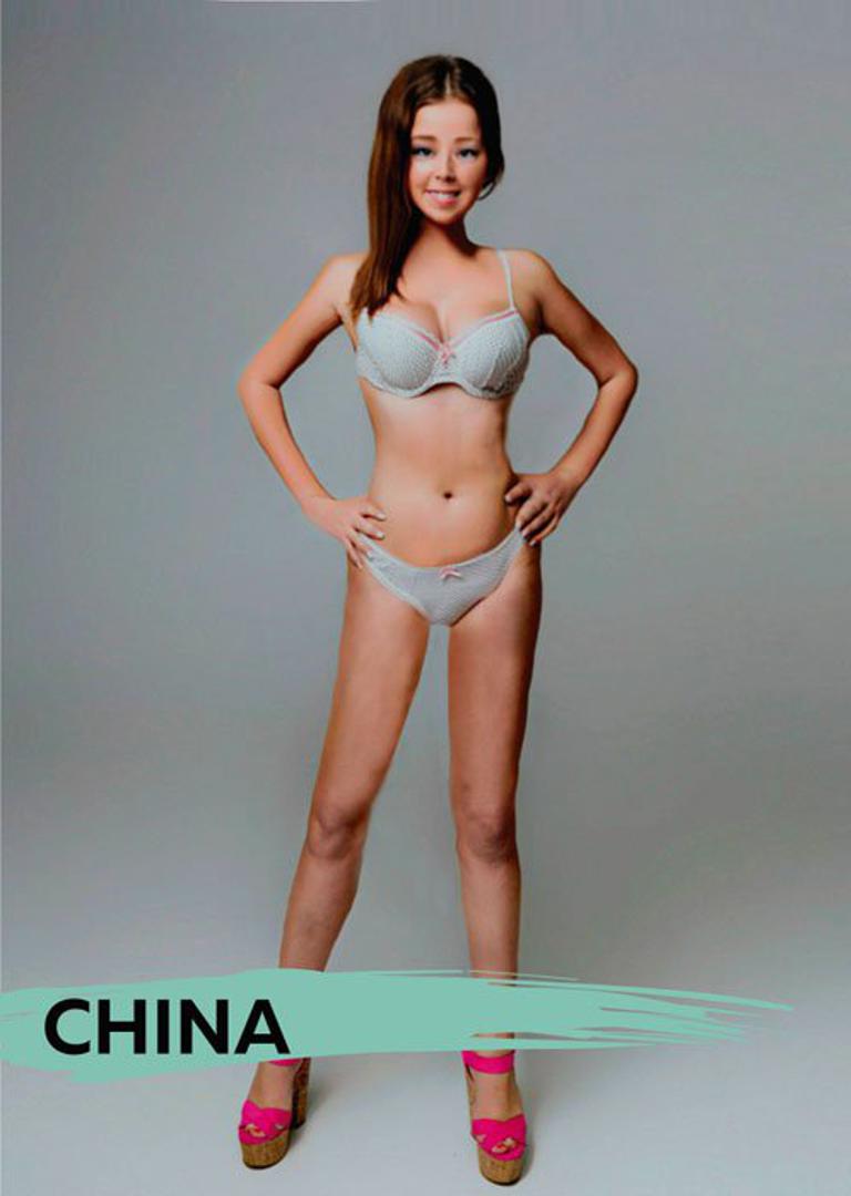 Kina: Svima su zajedničke dvije karakteristike "ljepote": ravan trbuh i uski struk.