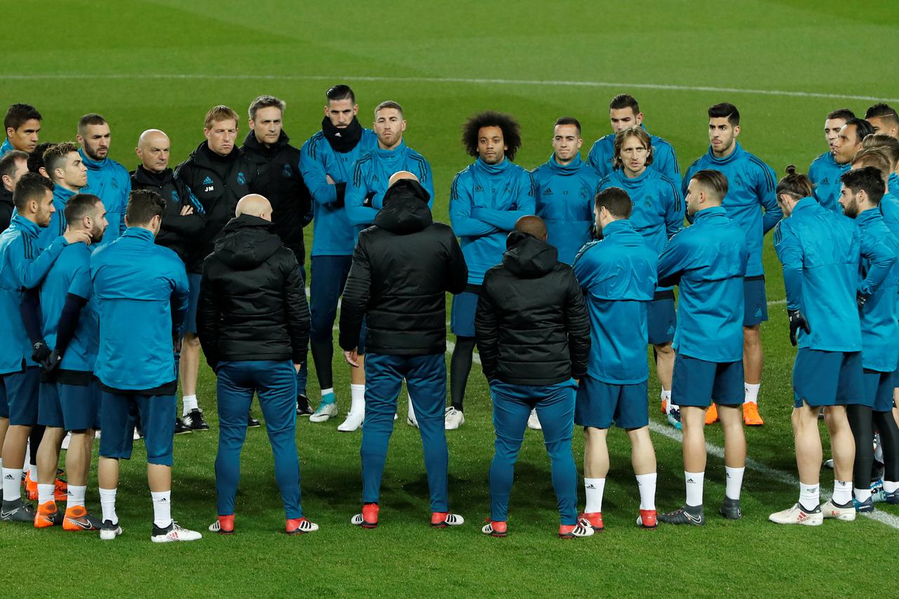 Real Madrid trening Liga prvaka