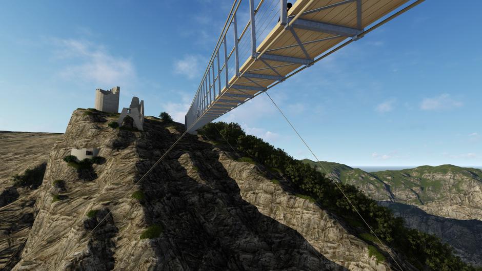 Viseći most Krka
