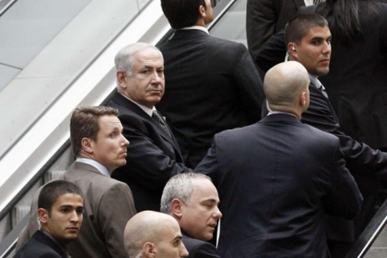 Netanyahu s čuvarima