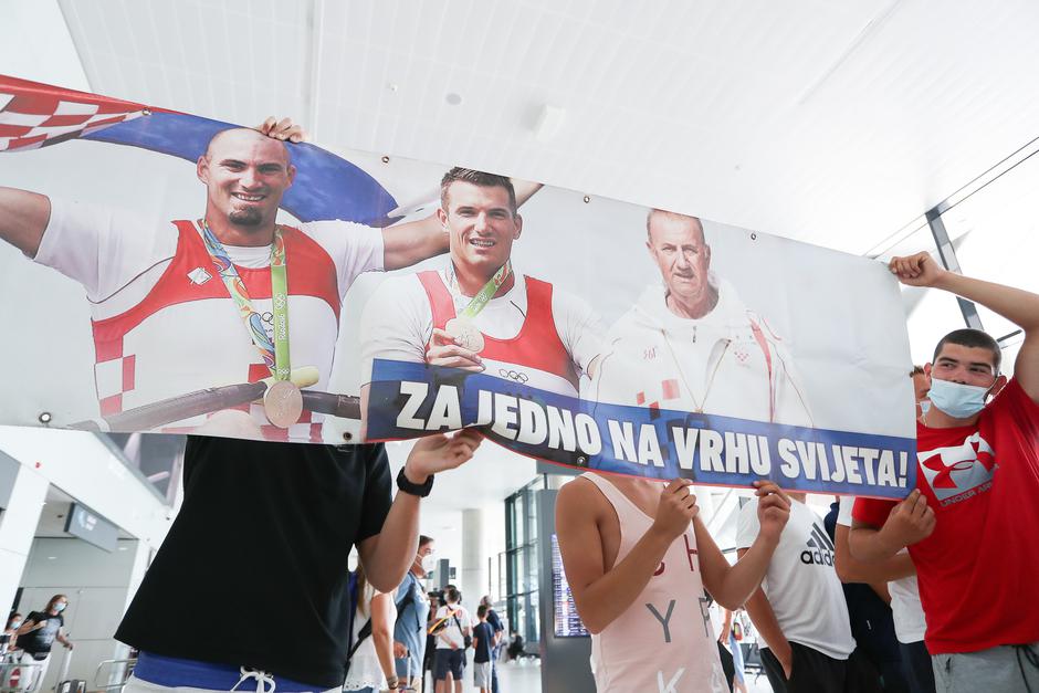 Zagreb: Svečani doček  olimpijske veslačke i judo reprezentacije Hrvatske