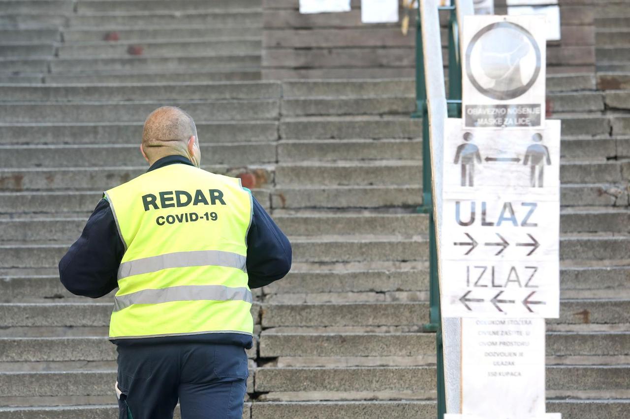 Zagreb: Covid redar u patroli centrom grada