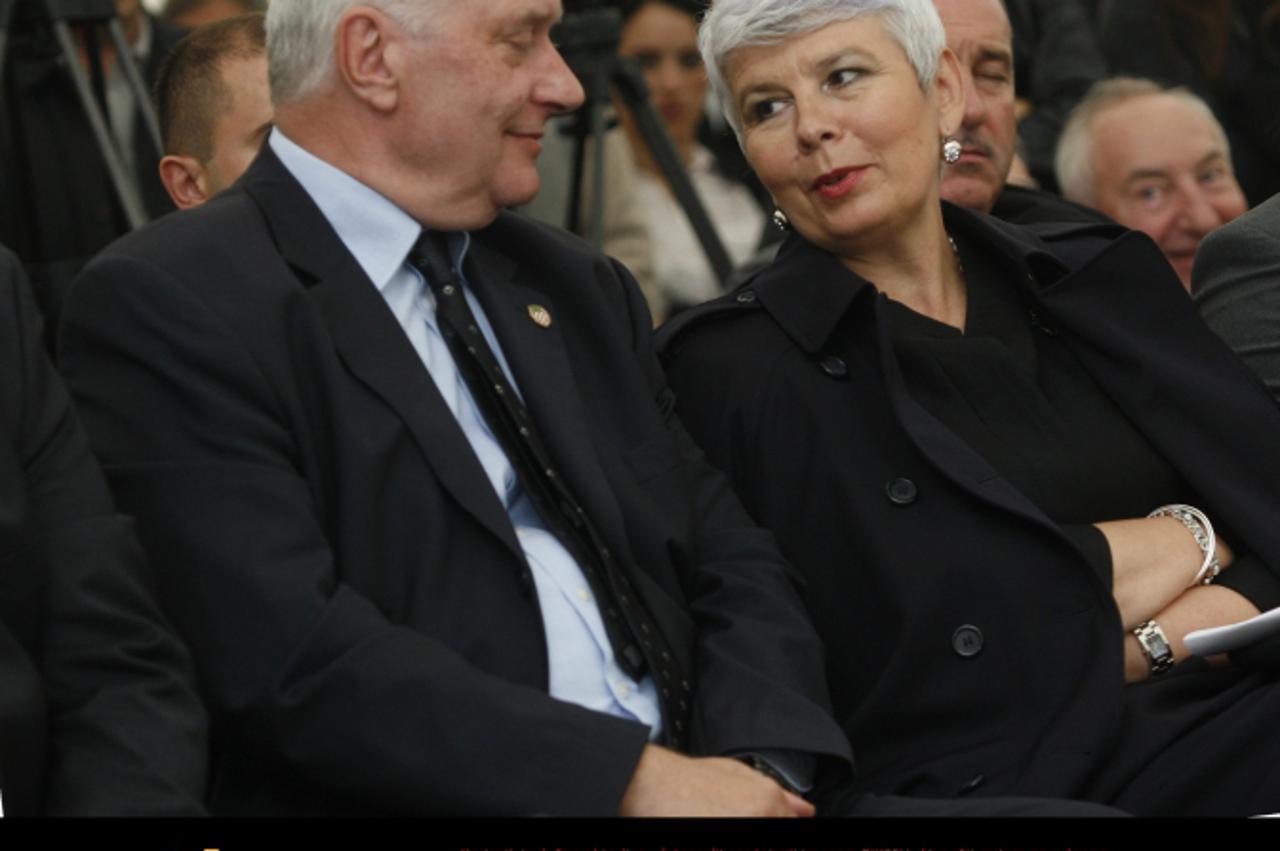 \'10.09.2010.,Krizevci - Premijerka Jadranka Kosor  otvorila je tvornicki pogon Strojometala.Tvornica u poduzetnickoj zoni Nikole Tesle u vlasnistvo je talijanske tvrtke MEP i krizevackog Strojometala